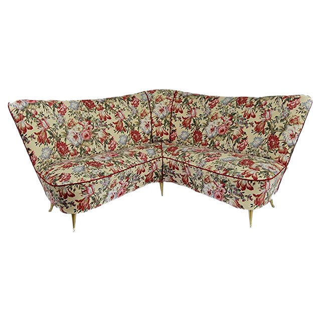 Mid-Century Corner Sofa by Isa Bergamo For Sale