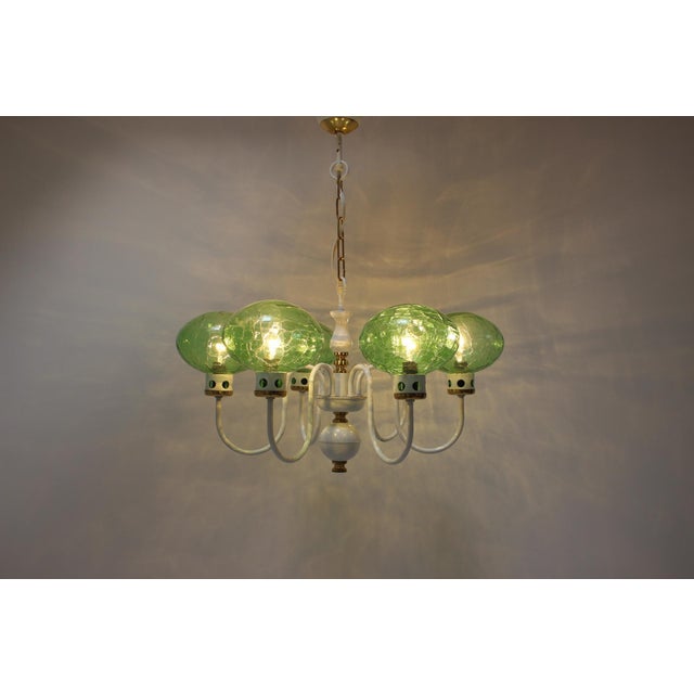 Mid-Century Chandelier from Drukov, 1970s For Sale - Image 11 of 14