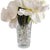 Vintage Cut Crystal Flower Vase Hollywood Regency Glam Traditional Victorian Edwardian Art Deco For Sale - Image 4 of 7