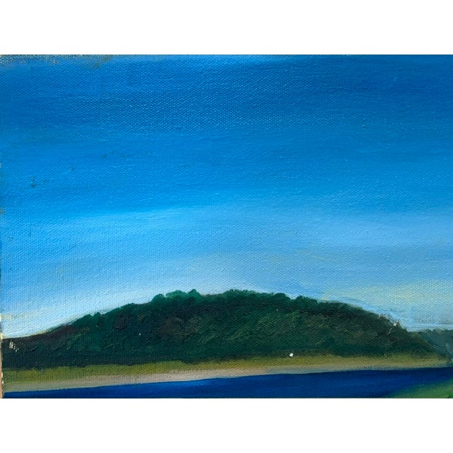 Landscape Painting - Blue Pond For Sale - Image 4 of 7