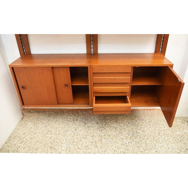 Vintage Danish Wall Bookcase by Poul Cadovius, 1960s For Sale - Image 9 of 15