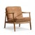 DUX Folke Ohlsson for Dux Model 247 Mid Century Walnut and Cane Lounge Chairs - Pair For Sale - Image 4 of 13