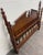 Brown Vintage Convertible Queen or Full Size Colonial Style Four Poster Pediment Bed For Sale - Image 8 of 10