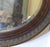 Edwardian Simulated Wood Finish Oval Mirror For Sale - Image 5 of 8