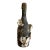 Antique Coastal Champagne Bottle With Organic Oyster Shells For Sale