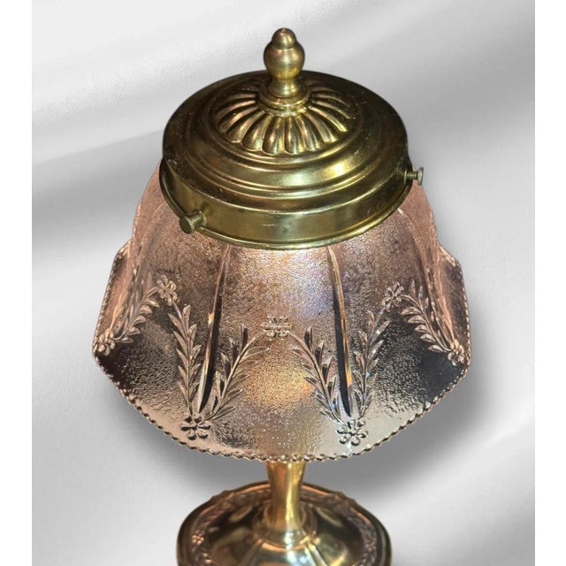 Small Brass Table Lamp For Sale In South Bend - Image 6 of 7