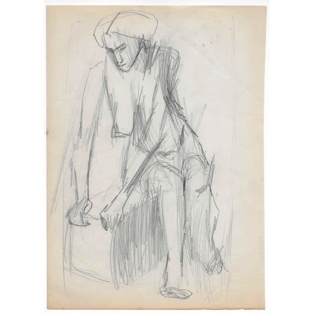 MCM figure by Paul McCarron (1933-2018) later known as a prominent New York art dealer. This work is from the late 1950s...