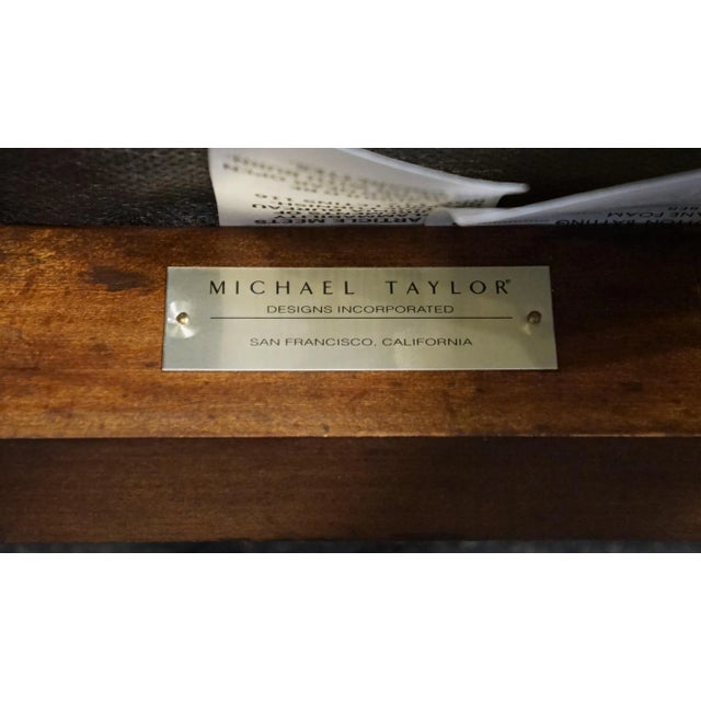 Michael Taylor Designs White Collection Contemporary Mediterranean Inspired Bar Stool 11038-1 For Sale - Image 10 of 11