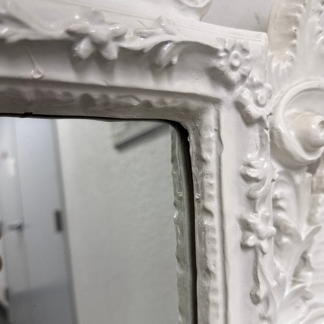 Hollywood Regency Wall Mirror, Circa 1970 For Sale - Image 9 of 14