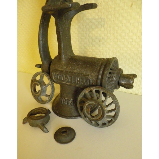 Antique Cast Iron Meat Grinders from Landers, Frary & Clark and Perfection, Set of 2 For Sale - Image 14 of 18