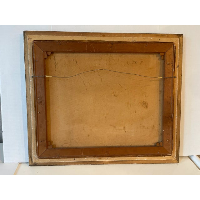 Gorgeous Impressionistic Oil on Canvas Landscape Painting Signed, Framed For Sale - Image 4 of 13