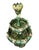 This striking turn-of-the-century tiered centerpiece exemplifying the fluid, organic elegance of the Art Nouveau period is...