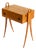 Vintage Ash Wood Sewing Box Table, 1950s For Sale