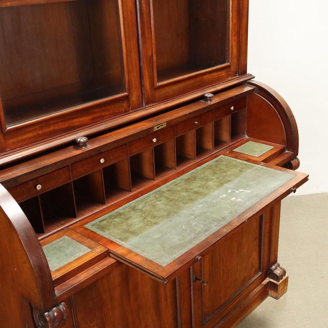 Antique Mahogany Cupboard with Drawers and Doors, France For Sale - Image 3 of 13