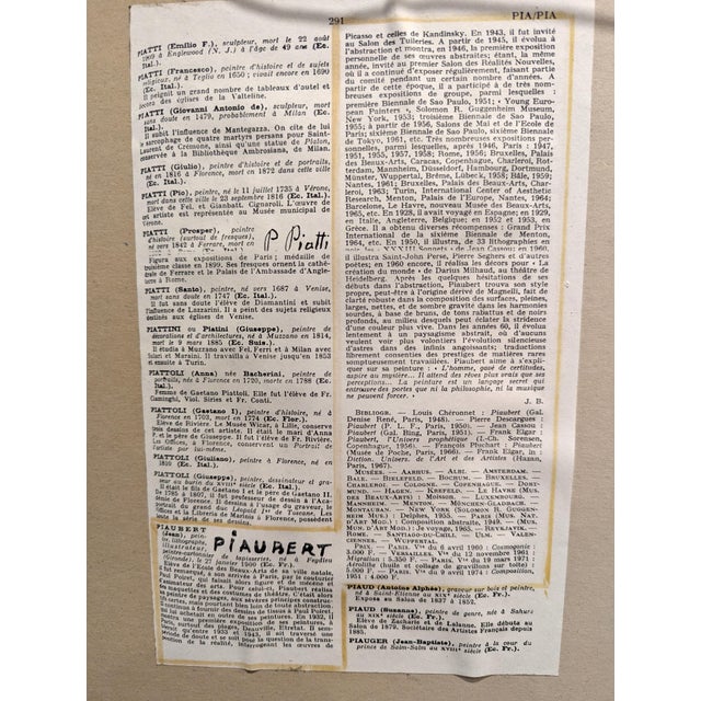 Post Modern Lithograph by French Avant Garde Artist Jean Piaubert For Sale - Image 10 of 10