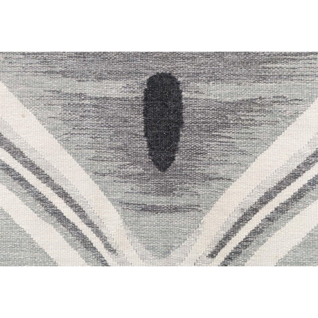 Textile Modern “Cyclone” Abstract Flat-Weave Rug by Doris Leslie Blau For Sale - Image 7 of 9