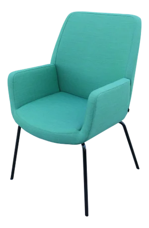 Modern Brian Kane for Coalesse and Steelcase Bindu Green Guest Chair