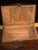 Mid-Century Hand-Carved Camphor Wood Scalloped Chest With Brass Latch For Sale - Image 11 of 18