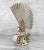 Traditional Vintage Traditional Regency Porcelain Hand Holding Fan Sculpture For Sale - Image 3 of 9