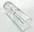 Vintage French Contemporary Postmodern-Style Cylinder Column Cut Crystal Vase For Sale - Image 4 of 7