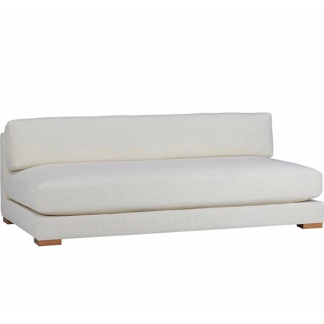 Cb2 Piazza Sofa White Chairish