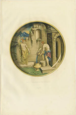Delange, Illustration of a Plate of Mr. De Basilewski, 1869, Print