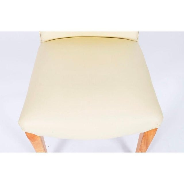 Antique 20th Century Art Deco Burr Walnut Cloud Back Chairs attributed to Epstein, 1920s, Set of 8 For Sale - Image 12 of 18