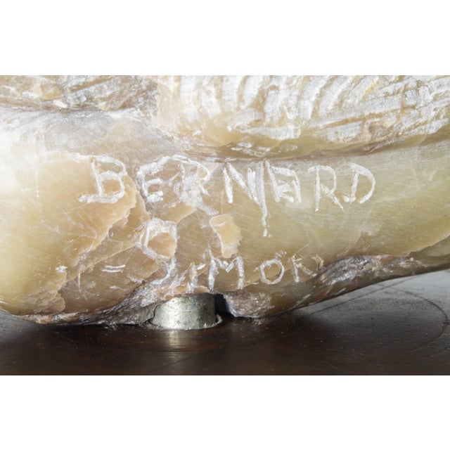 Mid 20th Century Etched Marble Lover's Embrace by Bernard Simon For Sale - Image 5 of 6