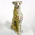 Ceramic Italian Terracotta Leopard Statue, 1950 For Sale - Image 7 of 8