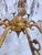 1930s Vintage Spanish Chandelier With Drop Crystals For Sale - Image 4 of 8