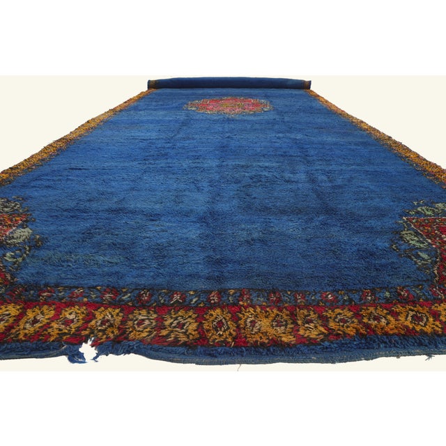 Tribal Vintage Beni M'Guild Moroccan Rug, 10'03 X 28'04 For Sale - Image 3 of 10