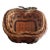 Apple Shaped Nesting Bamboo Baskets Set of 2 For Sale