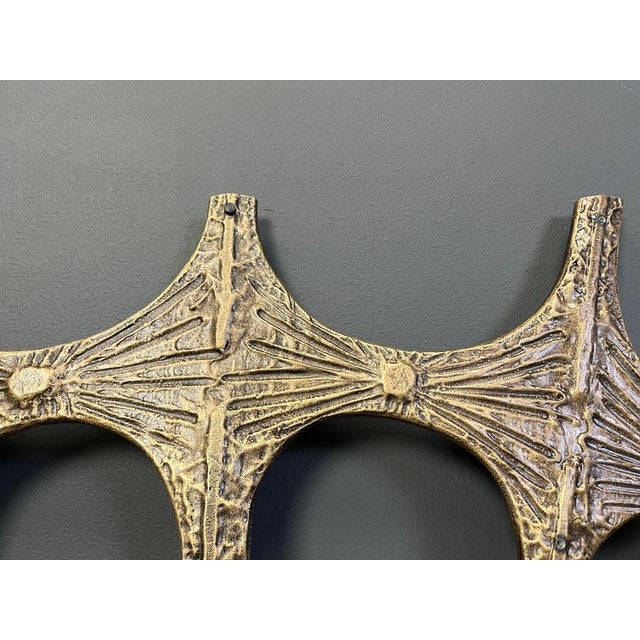 Brutalist Wall Sculpture, 1970s For Sale - Image 6 of 10