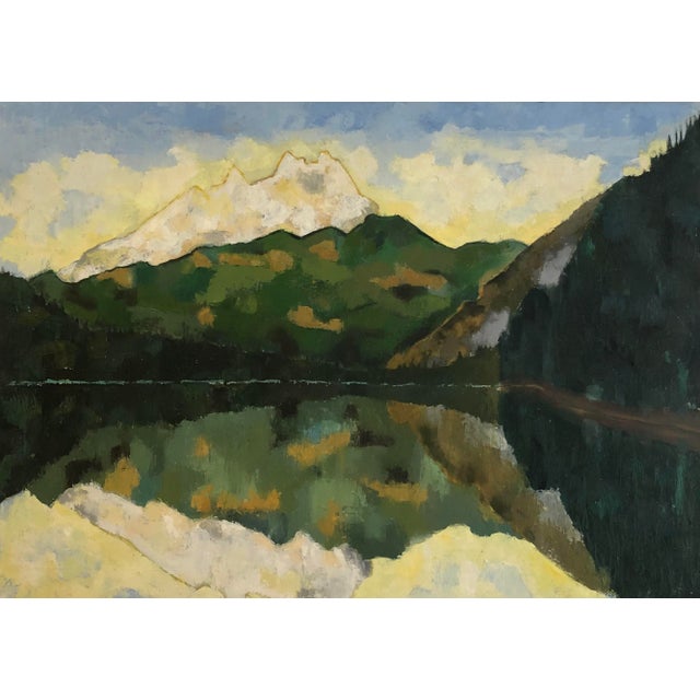 Jean-Jacques Boimond, Paysage miroir, Oil on Canvas For Sale - Image 9 of 9