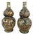 19th Century Meiji Satsuma Japanese Vases, Set of 2 For Sale