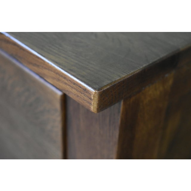 Mission Mission 2 Drawer File Cabinet - Walnut For Sale - Image 3 of 9