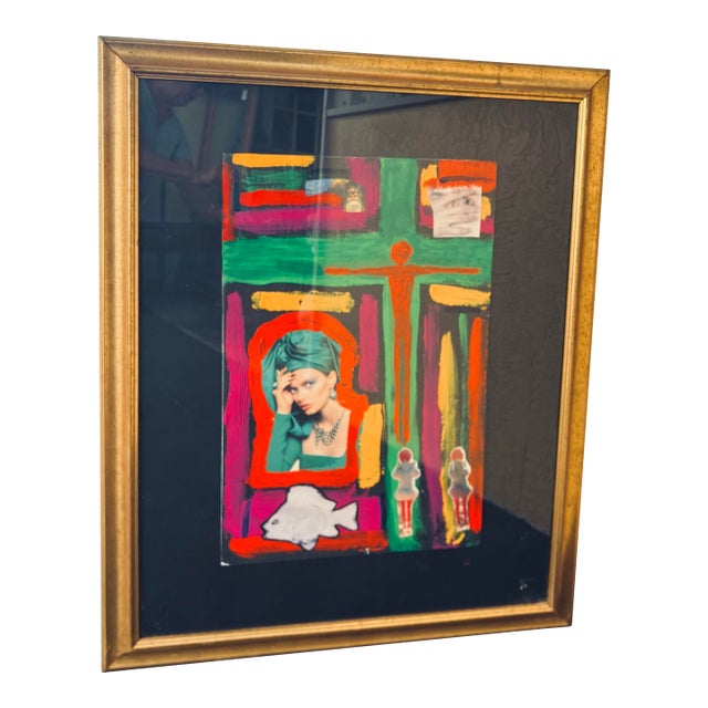 Framed Abstract “Maria Magdalena” by Artist Yury Lolo For Sale