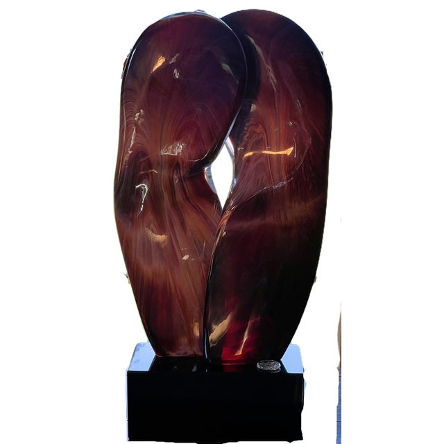 Dino Rosin “Simbosi” Calcedonia Abstract Multicolor Glass Sculpture For Sale - Image 15 of 18
