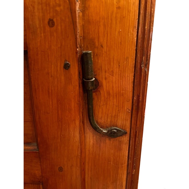Wood 19th Century Pine Step Back Pewter Cupboard For Sale - Image 7 of 12