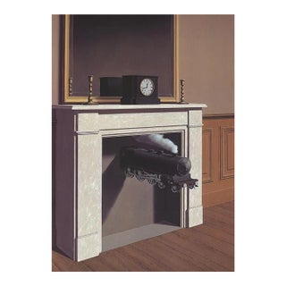 2014 Rene Magritte 'Time Transfixed' Surrealism Gray,Brown Belgium Offset Lithograph For Sale