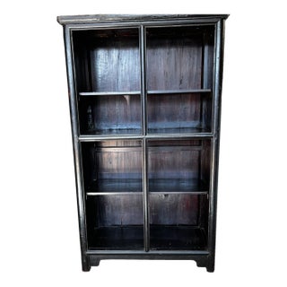 Antique Chinese Solid Bookcase For Sale