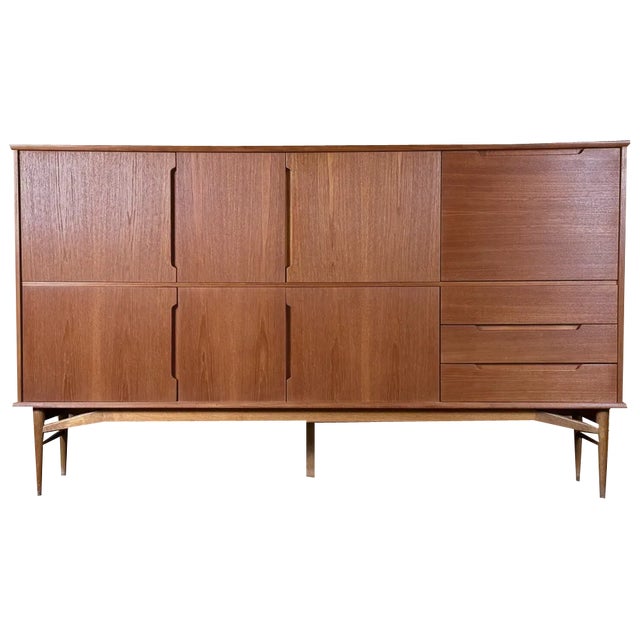 Danish Modern Teak Sideboard, 1960s For Sale