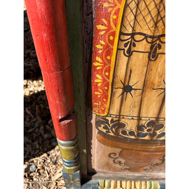 Hand Made Mexican Folk Art Icon Painting For Sale - Image 4 of 8