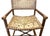 Wood Vintage McGuire Furniture Laced Rawhide & Rattan Armchair For Sale - Image 7 of 9