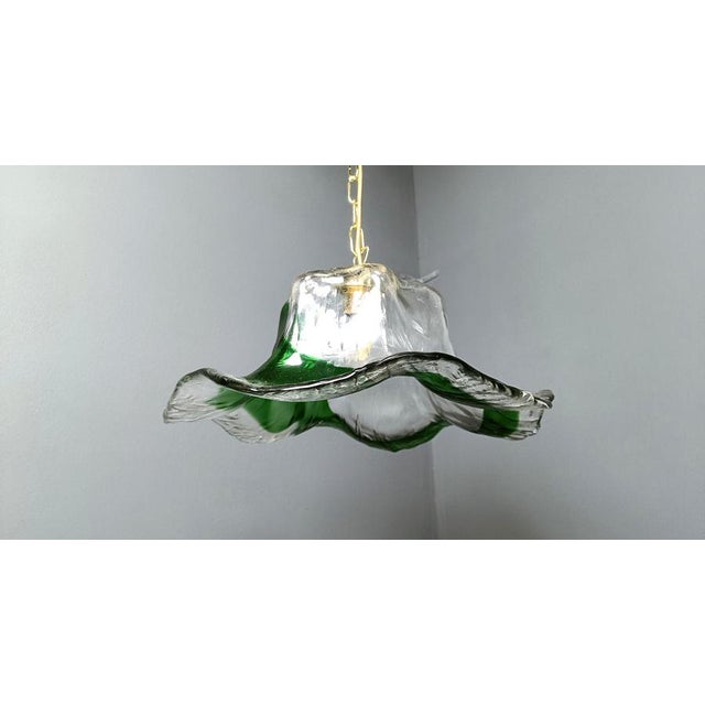 Vintage Murano Glass Pendant Light from Mazzega, 1960s For Sale - Image 6 of 12
