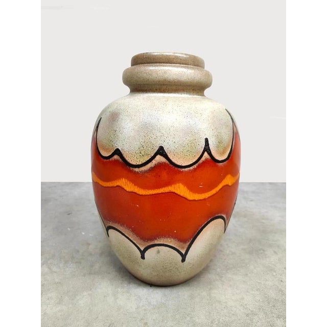 Large Vintage West Germany Ceramic Vase Batman from Scheurich, 1970s For Sale - Image 4 of 6
