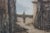 Antique French Paul Prud'homme Signed Coastal Stone Arch Lake Boat Etching 32" For Sale - Image 11 of 13
