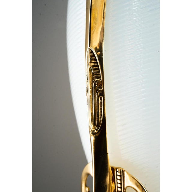 Gold Vintage Art Deco Ceiling Lamp, 1920s For Sale - Image 8 of 16