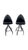 Striking pair of vintage Daystrom Furniture, Inc. swivel bar stools, circa late 1960s–early 1970s. These sculptural stools...