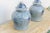 Chinese Pair of Blue & White Double Happiness Jars For Sale - Image 3 of 14